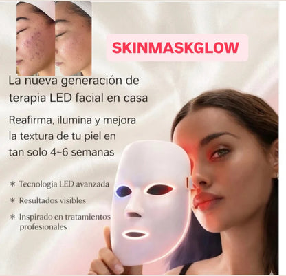 SkinGlow - Mascara LED + Vitamina C            ¡La revolución del cuidado facial en casa!