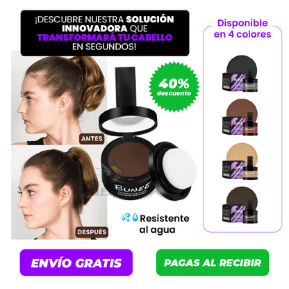 DenseLook Fibra Capilar — Recupera tu densidad en 30 segundos con acabado natural