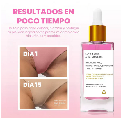 TRULY® After Shave Serum de Fresa 🍓 | Piel Lisa, Sin Irritación y Ultra Hidratada