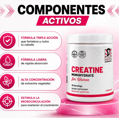 GlowShape Creatina Micronizada Pura — esculpe tu cuerpo y recupera tu energía hoy