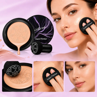 VelvetCover Base de Alta Cobertura + Esponja Difusora — Cubre imperfecciones al instante