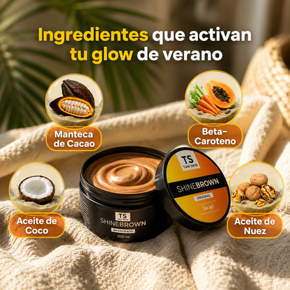 SHINE BROWN®  - El secreto para un bronceado natural y perfecto | 2x1