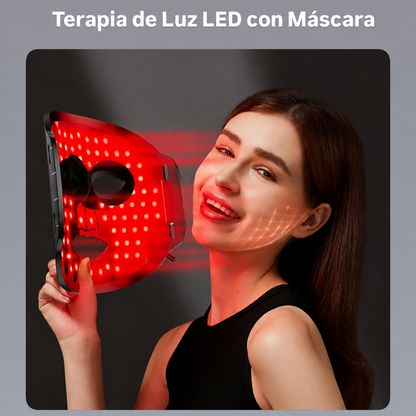 NovaGlow Laser Mask — Terapia rejuvenecedora profesional desde casa + Envío GRATIS hoy