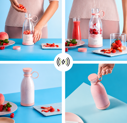 Mini Licuadora Portátil Blanca Fresh Juice®