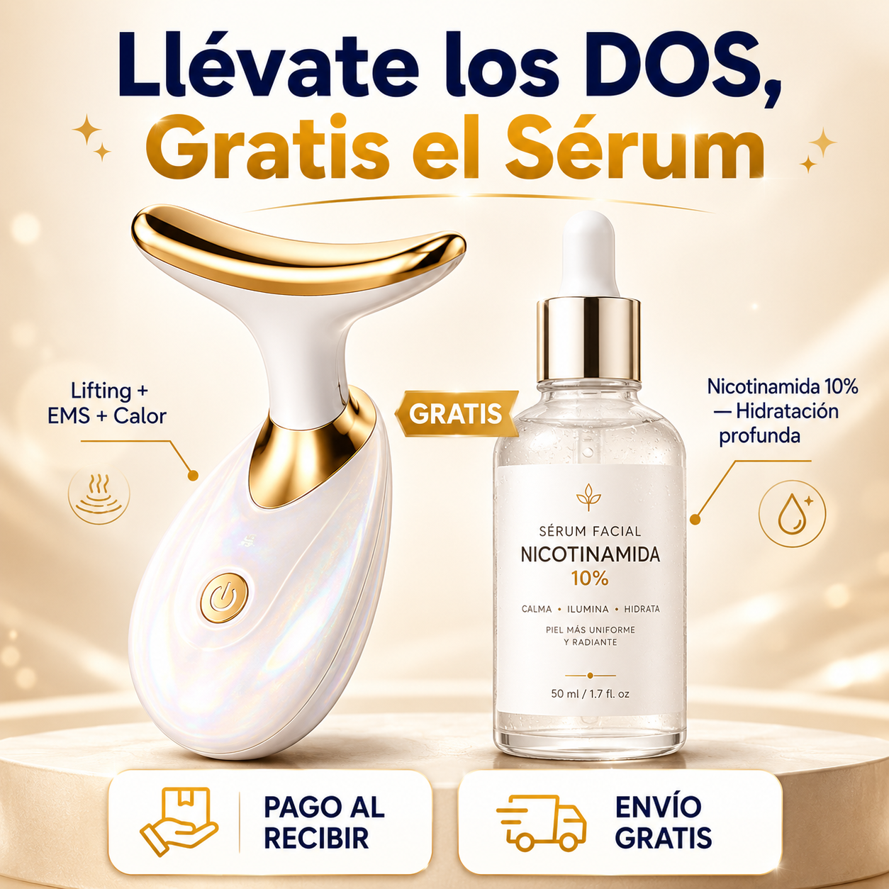 AuraLift EMS® — Lifting Facial Profesional en Casa + Sérum Facial GRATIS
