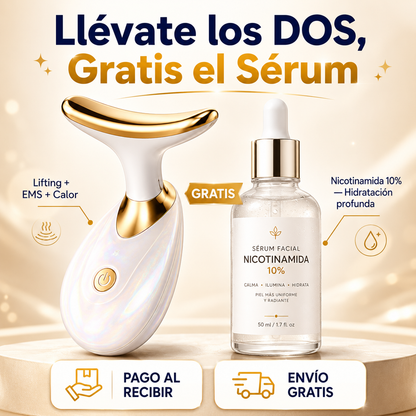 AuraLift EMS® — Lifting Facial Profesional en Casa + Sérum Facial GRATIS