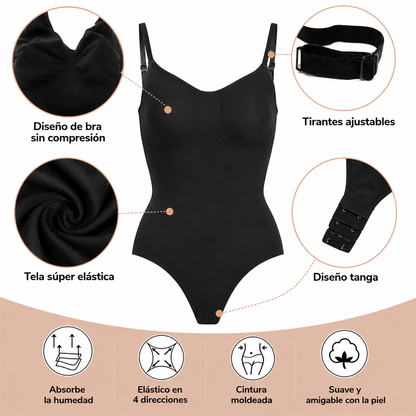 Siluette - Body Moldeador y Reductor de Cintura  S/M