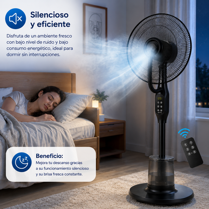 Fresh Mist®  – Ventilador Nebulizador — Brisa Fría al Instante
