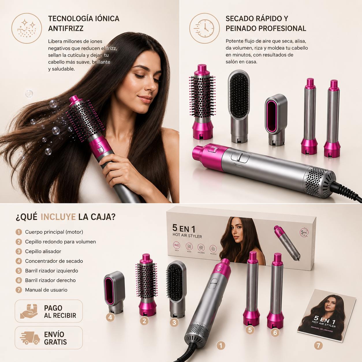 Glam Pro Air®   – Cabello Perfecto en Minutos