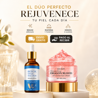 Kit Antiedad Dragon Blood + Botox Serum | Reduce Arrugas en 7 Días