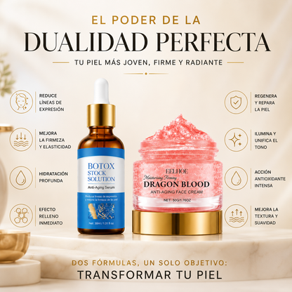 Kit Antiedad Dragon Blood + Botox Serum | Reduce Arrugas en 7 Días