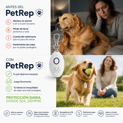 PetRep® – Protección antiparasitaria sin tóxicos para perros y gatos