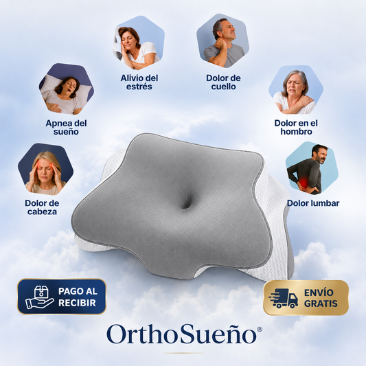 OrthoSueño® – Almohada Cervical Ergonómico
