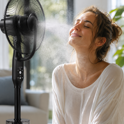 Fresh Mist®  – Ventilador Nebulizador — Brisa Fría al Instante